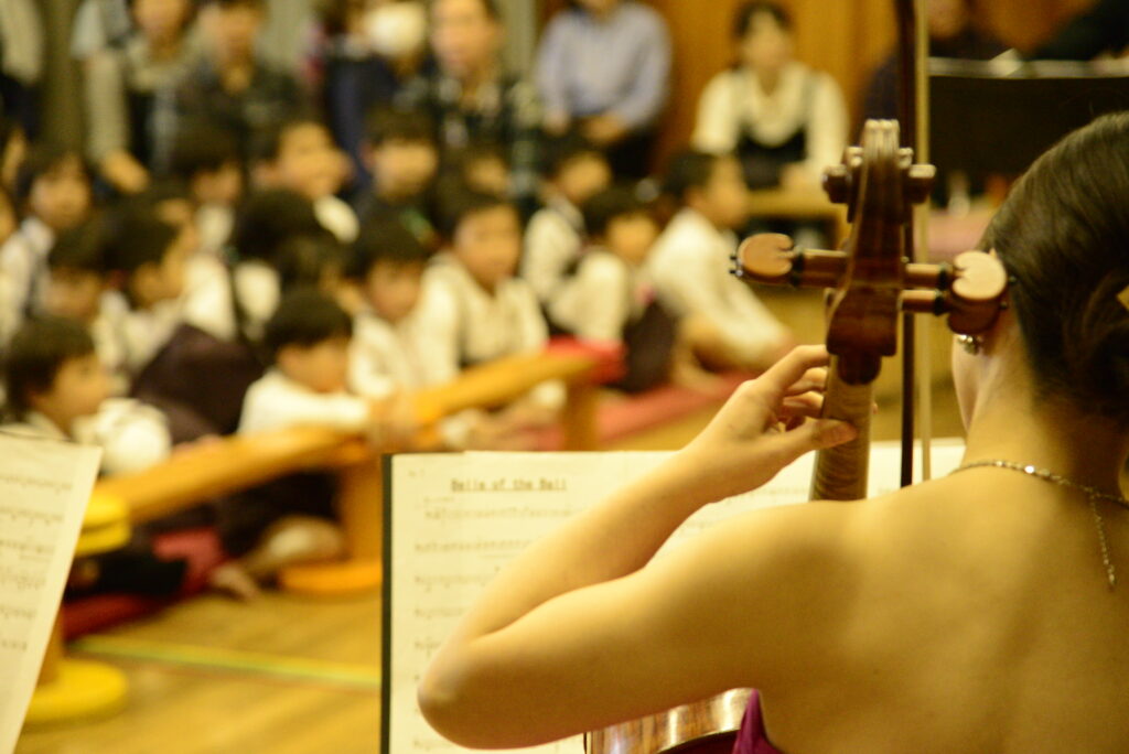 表現活動を楽しむ子どもたち
